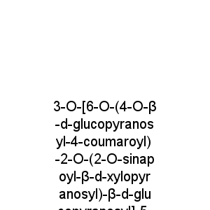 3-O-[6-O-(4-O-β-d-glucopyranosyl-4-coumaroyl)-2-O-(2-O-sinapoyl-β-d-xylopyranosyl)-β-d-glucopyranosyl]-5-O-(6-O-malonyl-β-d-glucopyranosyl) cyanidin